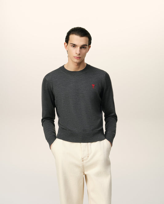 Red Ami de Coeur Crew Neck Sweater