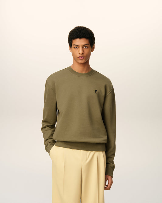 Green Cotton Ami De Coeur Sweatshirt
