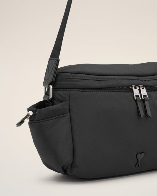 Black Ami de Coeur Messenger Bag