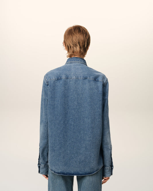 Blue Denim Button-Down Ami de Coeur Shirt