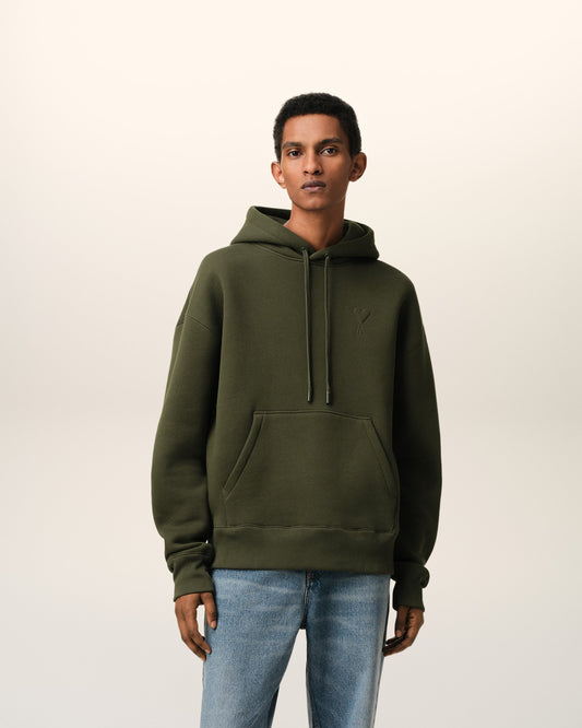 Green Cotton Ami de Coeur Hoodie